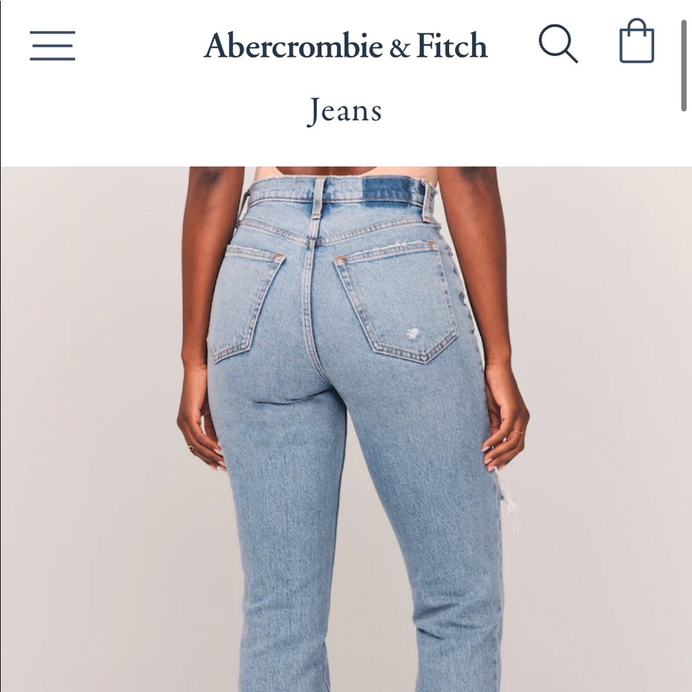 Curve Love 90s Ultra High Rise Straight Jeans
